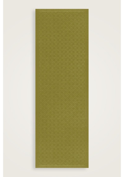 İmannooor İman I Kafes Zeytin Yeşili Tencel Pamuk İpek Şal 70x200