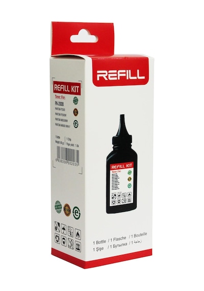 Fast Pantum Pa200b Refill-pa210-p2500-m6600 Toz+çip Toner Dolum Kiti Tekli