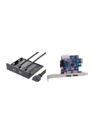Usb 3 0 2X Ön Floppy Arka Panel PCI Express 4362P PCI E Çoklayıcı