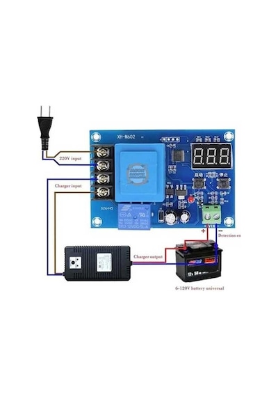 Xh-m602 Lityum Pil Akü Şarj Kontrol Modülü