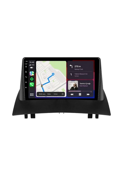 Renault Megane 2003-2009 Android Multimedya Carplay Android Auto Navigasyon Kameralı 8gb Ram 64gb 9"