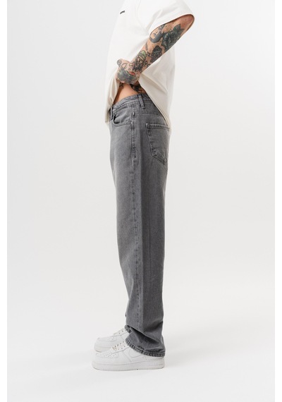 Respire Erkek Washed Baggy Pantolon Koyu Gri
