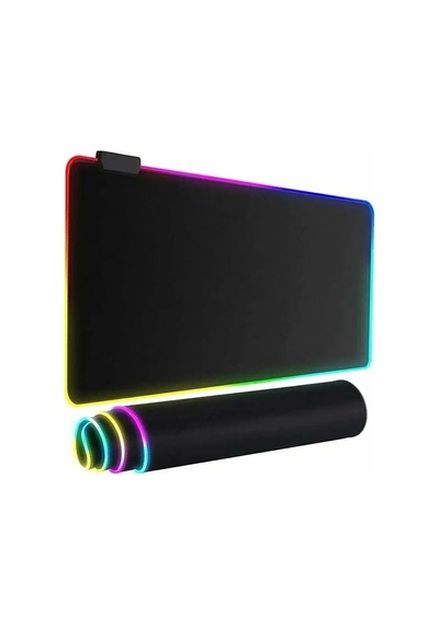 Rgb Masa Üstü Büyük Mouse Pad Şık Işıklı Mouse Pad Masanızı Özelleştirin 7 Renk