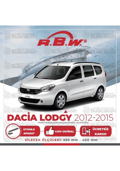 RBW Dacia Lodgy 2012 - 2015 Ön Muz Silecek Takım