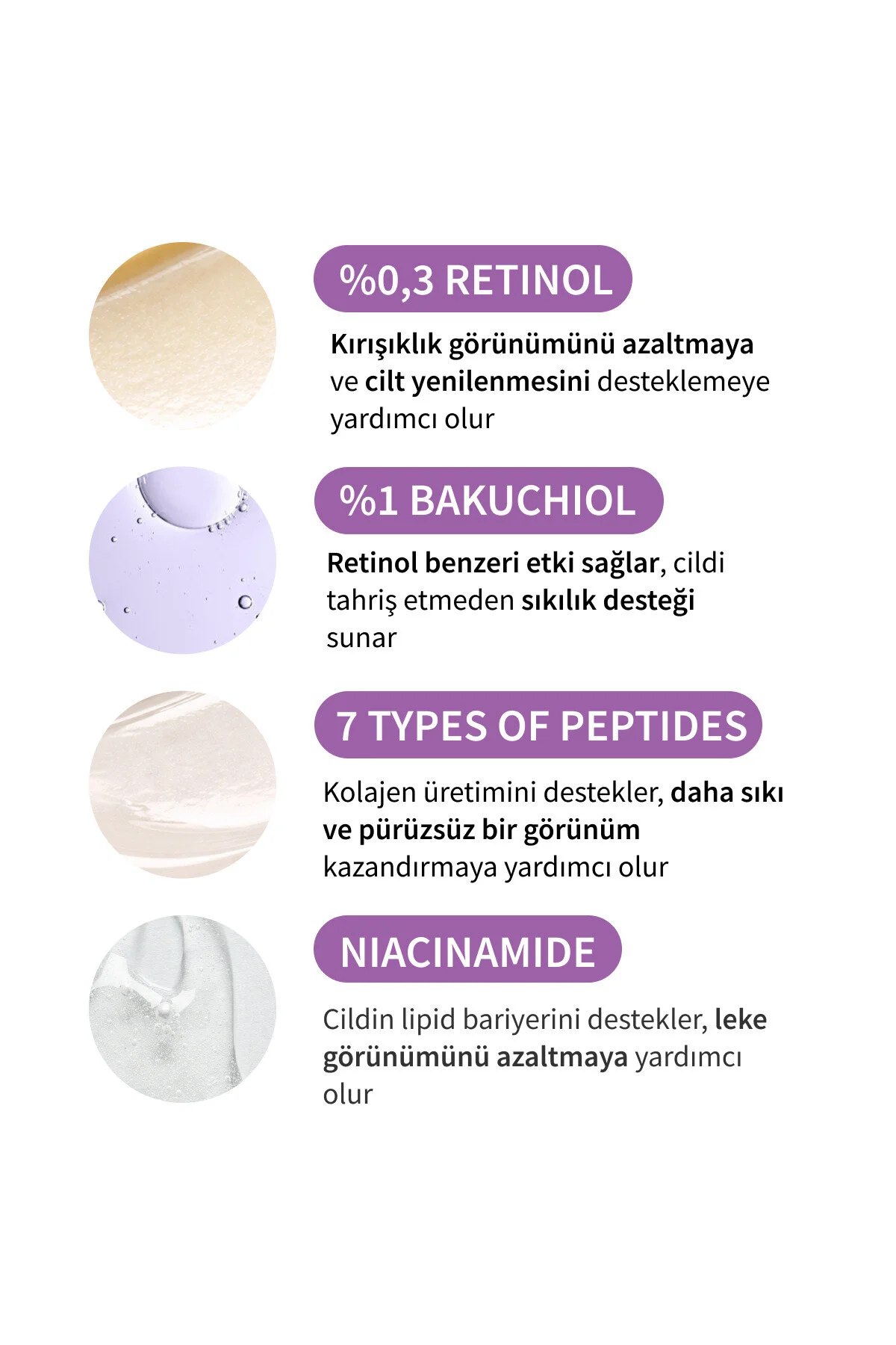 Resh Lab Derma Peptide Retinol Serum 30ml - Retinol Peptit Serumu