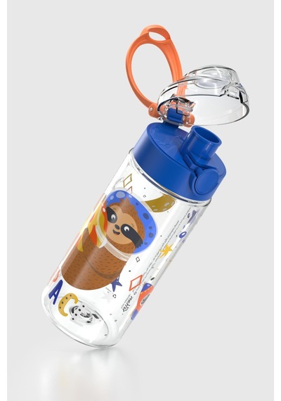 Renga Saga Space Desenli 500 Ml Tritan Çocuk Matara 912014 Mavi-turuncu Mavi - Turuncu