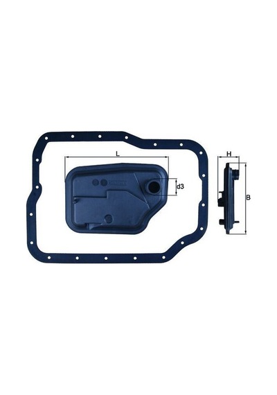 Mahle Hx149d - Otomatik Şanzuman Filtresi Otomatik Vites Focus 9