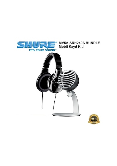 Shure Mv5a-Srh240a Bundle Mobil Kayıt Kiti