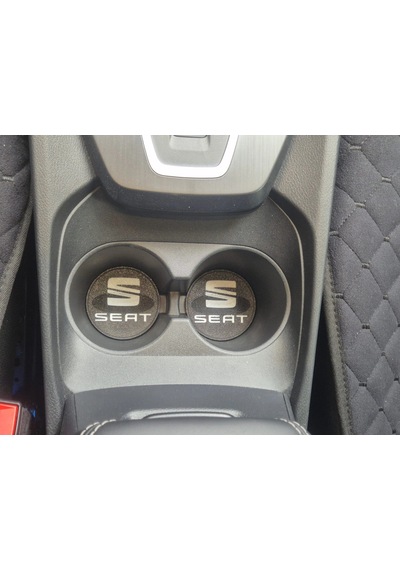 Seat Araç Bardaklık Altlığı , Seat Şişe Ve Bardak Altlığı, Seat Logolu Oto Bardaklık Altlığı