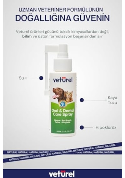 Veturel Ağız Ve Diş Bakım Spreyi 2x100ml
