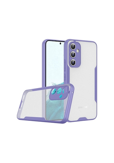 Ilkeshop Newface Samsung Galaxy Uyumlu A24 4g Kılıf Platin Silikon - Lila