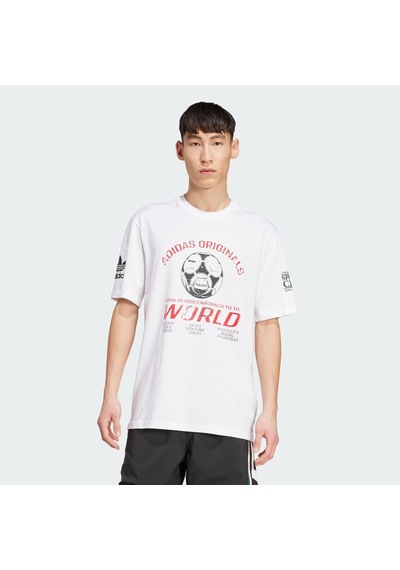 Adidas 90s Football Graphic Erkek Tişört C-adıjx3065e50a00 Beyaz