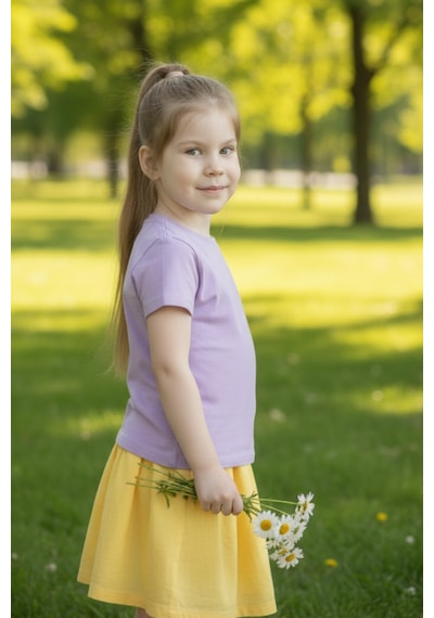 Kiagu Lila Kısa Kol Basic T-shirt- Terletmeyen Esnek Kumaş Pamuklu Mevsimlik Lila Kısakol Kız Çocuk Tsort Lila Kiagu Lila Kısa Kol Basic T-shirt- Terletmeyen Esnek Kumaş Pamuklu Mevsimlik Lila Kısakol Kız Çocuk Tsort Lila