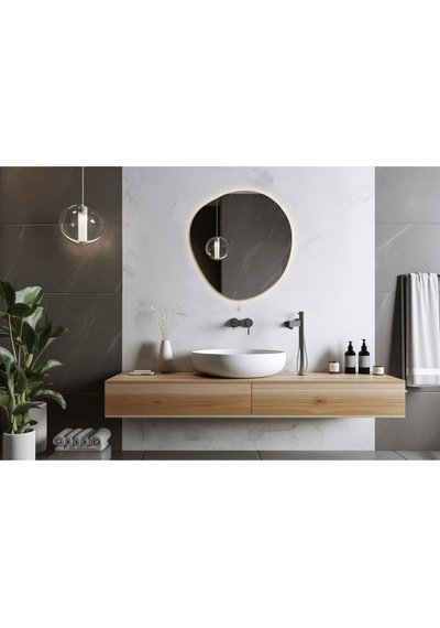 Flora Fuen Banyo Led Işıklı Makyaj Lavabo Aynası Cam
