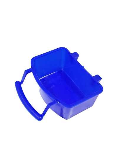 Tüm Kafes Kuşları için Lüx Tünekli Yemlik - 1 Adet - 8x6x4cm