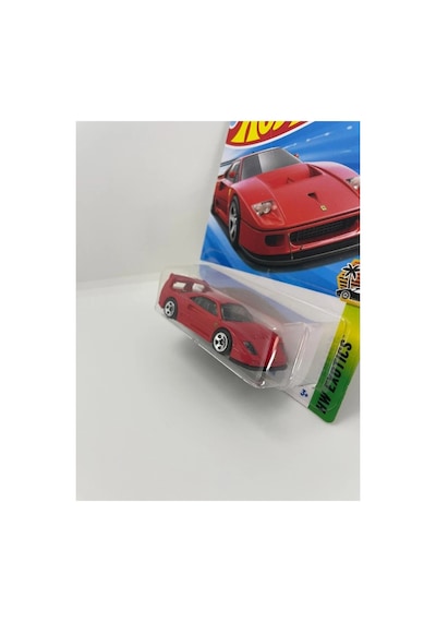 Ferrari F40 Competizione Uzun Kart Kırmızı 2025 Koleksiyon Diecast Araba 1:64 Kırmızı