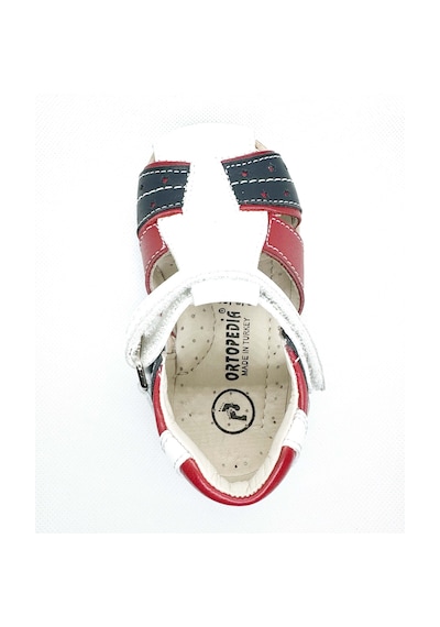 Ortopedia 605-1 Çocuk Ortopedik Tommy Deri Sandalet Beyaz - Kırmızı - Lacivert Ortopedia 605-1 Çocuk Ortopedik Tommy Deri Sandalet Beyaz - Kırmızı - Lacivert