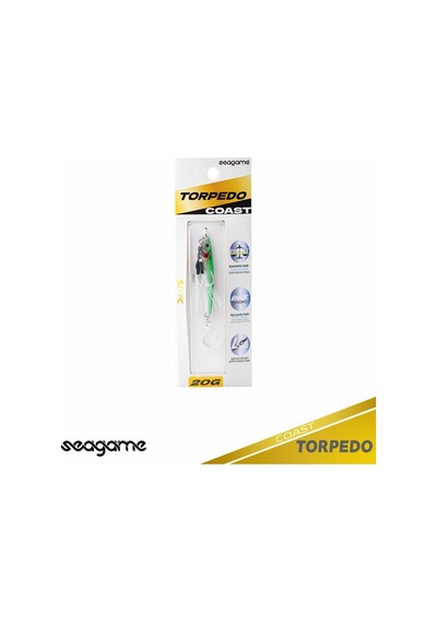 Seagame Torpedo Coast 20g 224 Green Sılver Holo