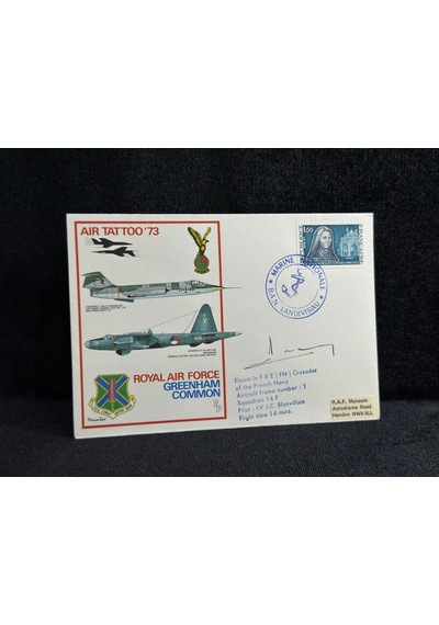 1973 İngiltere Kraliyet Hava Kuvvetleri Rafair Tattoo 73 Royal Air Force Fdc Islak İmzalı Limited