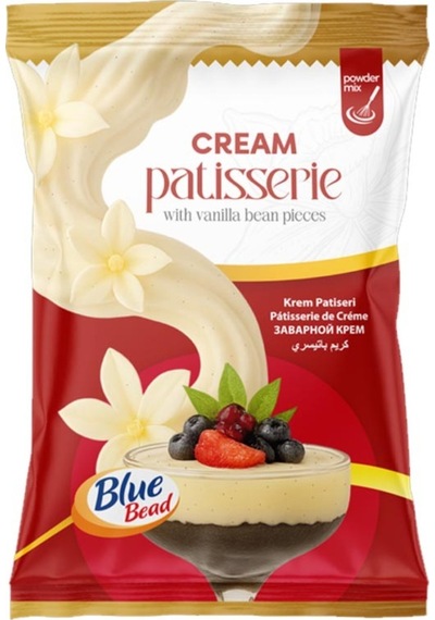 Blue Bead Vanilya Parçacıklı Prenses Krema Patiseri 1kg