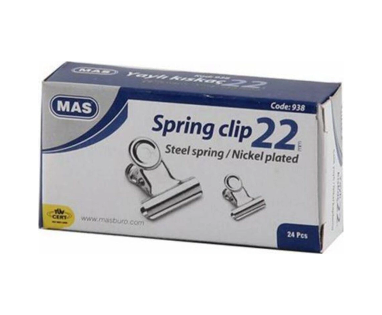 Metal Kıskaç 938 22 Mm 24lü