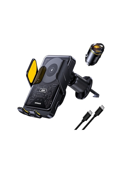 Aohi Superauto 45w Araç İçi Şarjı, 15w Şarj Aleti Handsfree Telefon Tutucu
