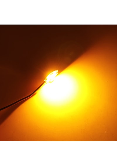 3 Watt Radar Sensörlü, Siyah Kasa, Amber Işık Merdiven, Koridor, Basamak, Hol Armatürü - Led Armatür Siyah