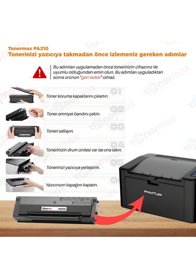 Pantum Pa210  Uyumlu Toner 2'li  Paket/ P2200 / P2500 / M6500 / M6550 / M6600