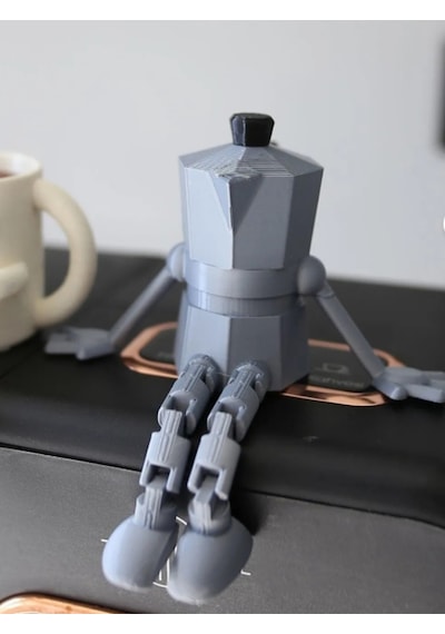 3dprototürk Sevimli Kahve Köşesi 6 Lı Biblo Seti Kahve Çekirdeği Moka Pot Kupa Bardak Dekoratif
