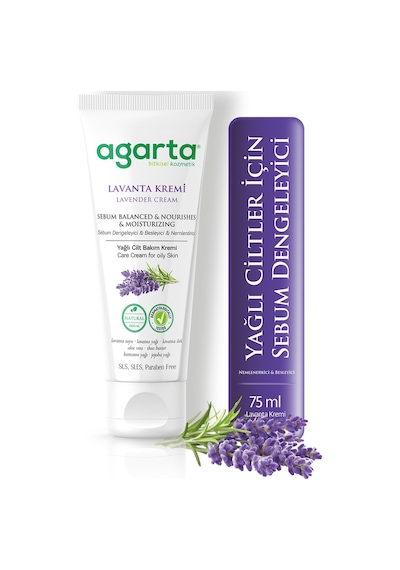 Agarta Doğal Lavanta Cilt Bakım Kremi 75 ML