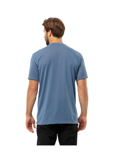 Jack Wolfskın Jack Wolfskin Vonnan S/s T M Erkek Günlük Tişört Mavi 1325 Mavi