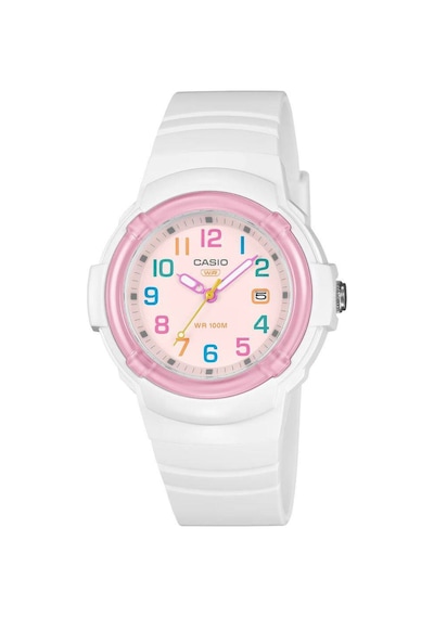 Casio Lx-800h-7a1vdf Quartz Silikon Kordon Beyaz 10 Atm 35 Mm Kadın Kol Saati