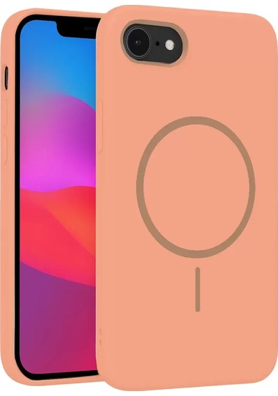 Joko Apple İphone 16e Broş Magsafe Kapak - Çöl Titanyum Şeftali
