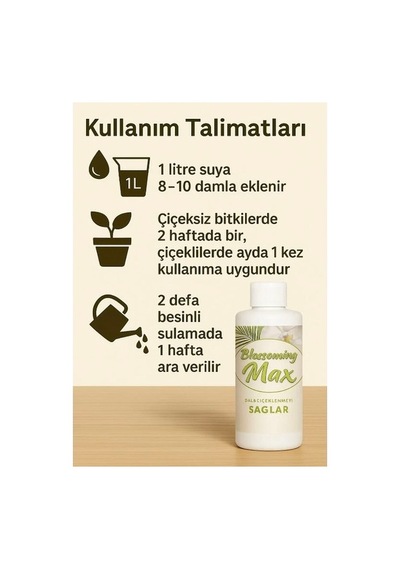 2 Adet Dal Ve Çiçek Destekleyici Premium Besin 100 Ml - Güçlü Dal Gelişimi Ve Iri Çiçeklenme
