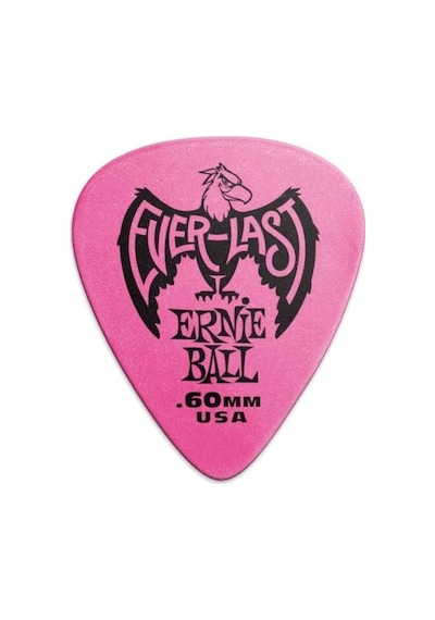 Ernie Ball P09179 Gitar Penası 12 Adet Everlast 0.60 Mm Pembe