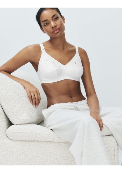 Marks & Spencer Nakış Detaylı Full Cup Sütyen T33008025 Beyaz