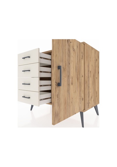 Hyperion Şifonyer Tek Raflı 4 Çekmeceli Tek Kapaklı 88x44x80 Çam-çam/aytaşı Çam/aytaşı Hyperion Şifonyer Tek Raflı 4 Çekmeceli Tek Kapaklı 88x44x80 Çam-çam/aytaşı Çam/aytaşı