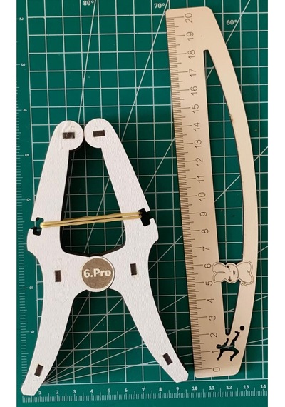 Mandal El Tipi Ahşap Hobi Amaçlı İşkence Kıskaç Klips 15cm