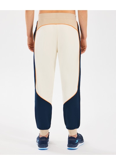 Skechers M Diagonal Lw Fleece Jogger Sweatpant Erkek Offwhite Eşofman Altı S2510037-102 Beyaz