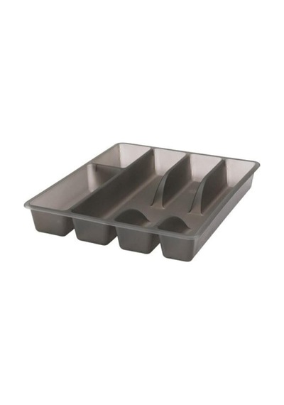 Ikea Smacker Plastik Çatal Bıçaklık Kaşıklık, Gri, 31 X 26 X 4 Cm Çok Renkli