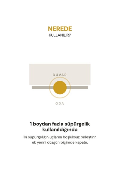 Vilo Süpürgelik Birleştirme Aparatı 2 Adet Linela 414 Gri Uyumlu