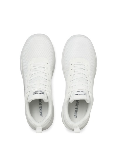 Jack & Jones Jack Jones Erkek Fileli Rahat Spor Ayakkabı 12271084 Beyaz