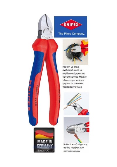 Knıpex 70 02 180 180 Mm Yan Keski