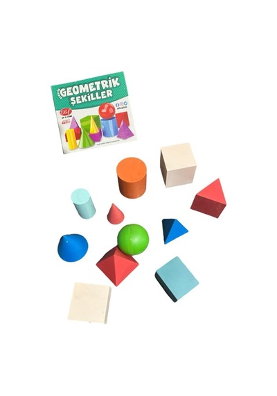 Bigibu 11 Parça Geometrik Şekiller Eğitici Geometrik Şekiller İlkokul Ve Okul Öncesi Eğitici Matematik Seti