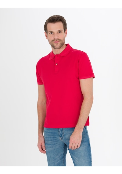 Pierre Cardin Erkek Kırmızı Basic Tişört 50262665-vr030 Kırmızı