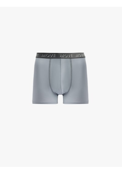 Koton Regular Fit Baskılı Bel Detaylı Pamuklu 3'lü Boxer Seti Siyah 6slm90038mk