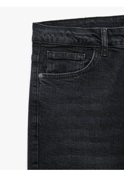 Koton Brad Siyah Erkek Jean Pantolon 7wam40087nd