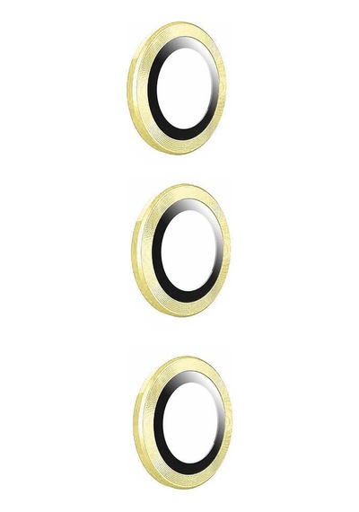 Kilifone - Samsung Uyumlu Galaxy S24 Plus - Kamera Lens Koruyucu Cam Filmi - Sarı