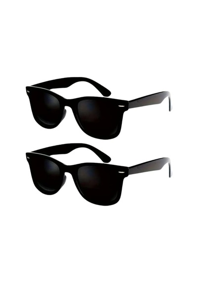 Vos Versa Siyah Unisex 2li Çift Güneş Gözlüğü Vvg011002 Siyah
