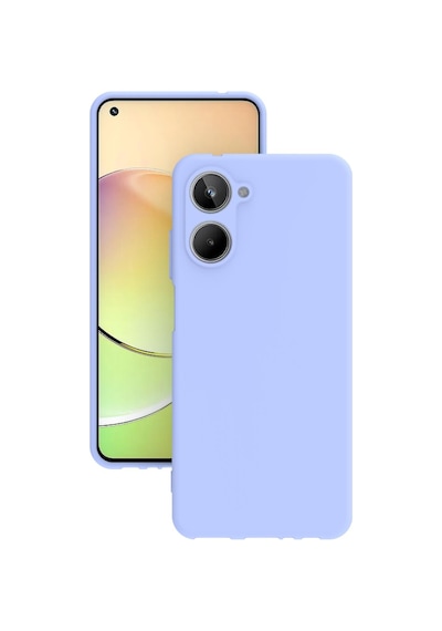 Realme 10 Kılıf Kamera Korumalı Silikon Rubber Arka Kapak Lila